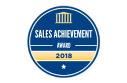 Sales Achievement Award 2018 for entrust mortgage